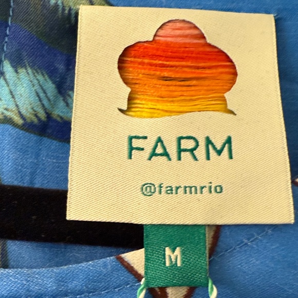 FARM Rio Vibrant Floral Long Sleeve Dress - Picture 5 of 6